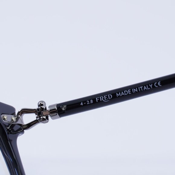 Fred FG50006I 001 Eyeglasses Black 50mm Square Frame - Picture 5 of 10
